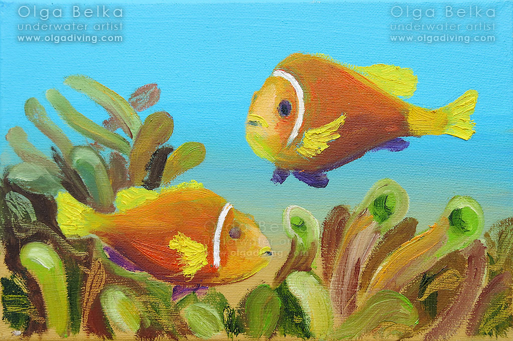 underwater fish paintings