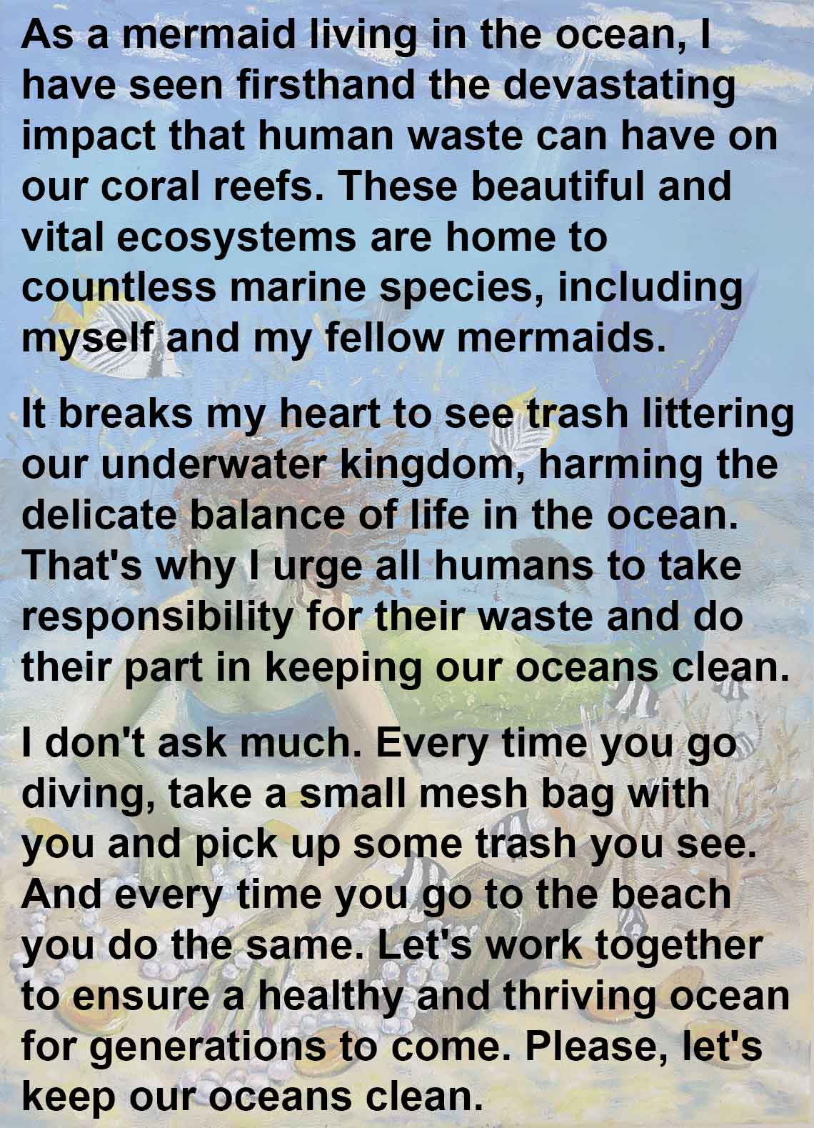 olga belka mermaid trash hero reef cleanup beach cleanup eco activist